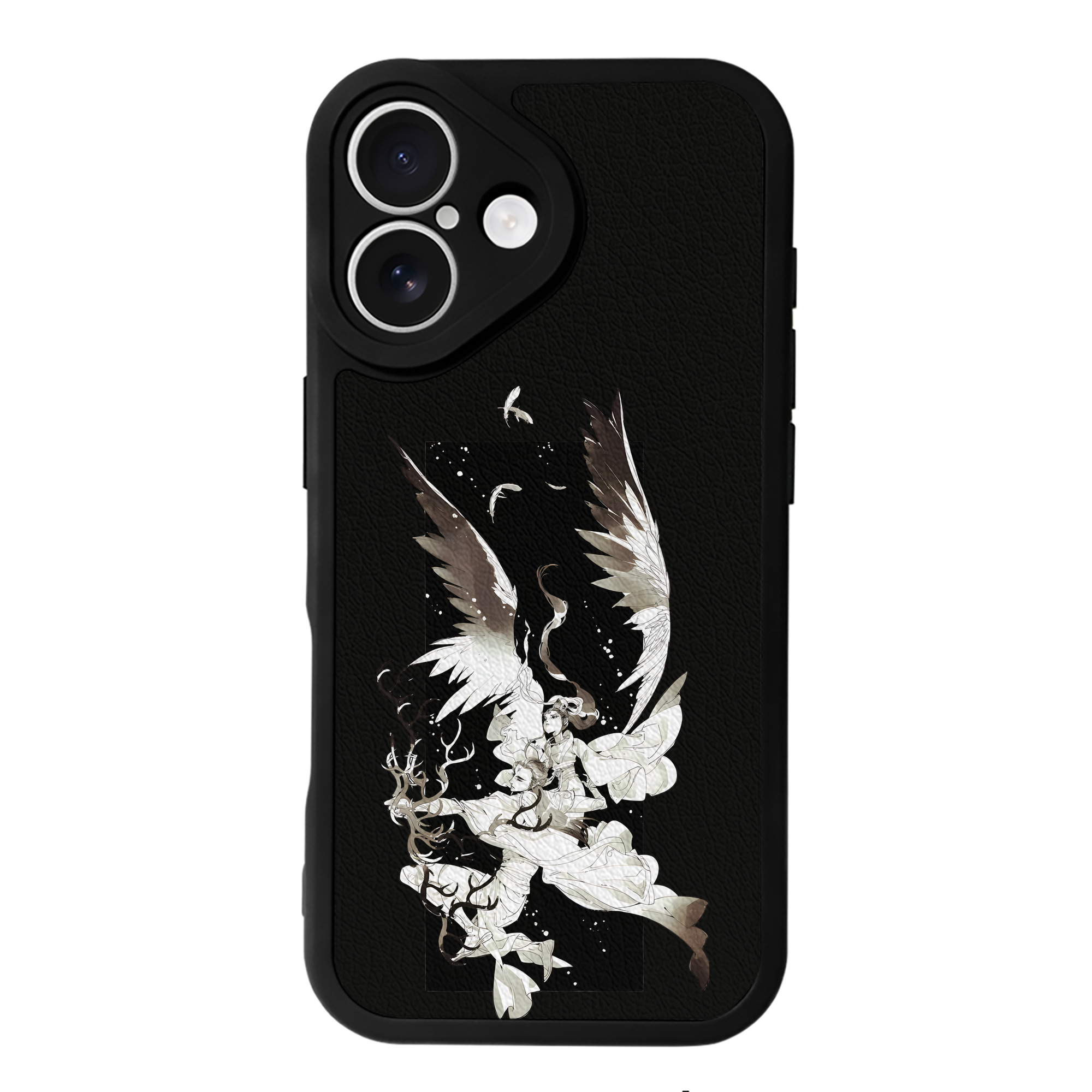 （画像用） Ne Zha 2 ナタ 魔童の大暴れ 【iPhone 16シリーズ対応】シリコンスマホケース（レザー調） 材質：シリコン